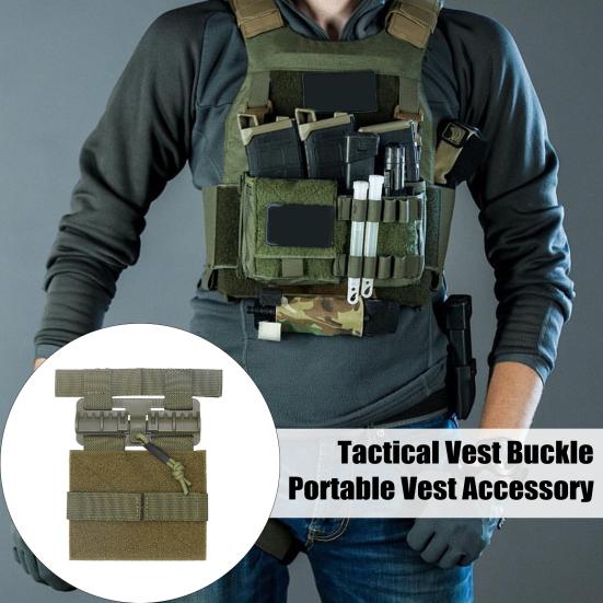 Tactical Molle Vest Quick Release Buckle Quick Disconnect Cummerbund Adapter for JPC CPC NCP XPC 420 Vest Accessory