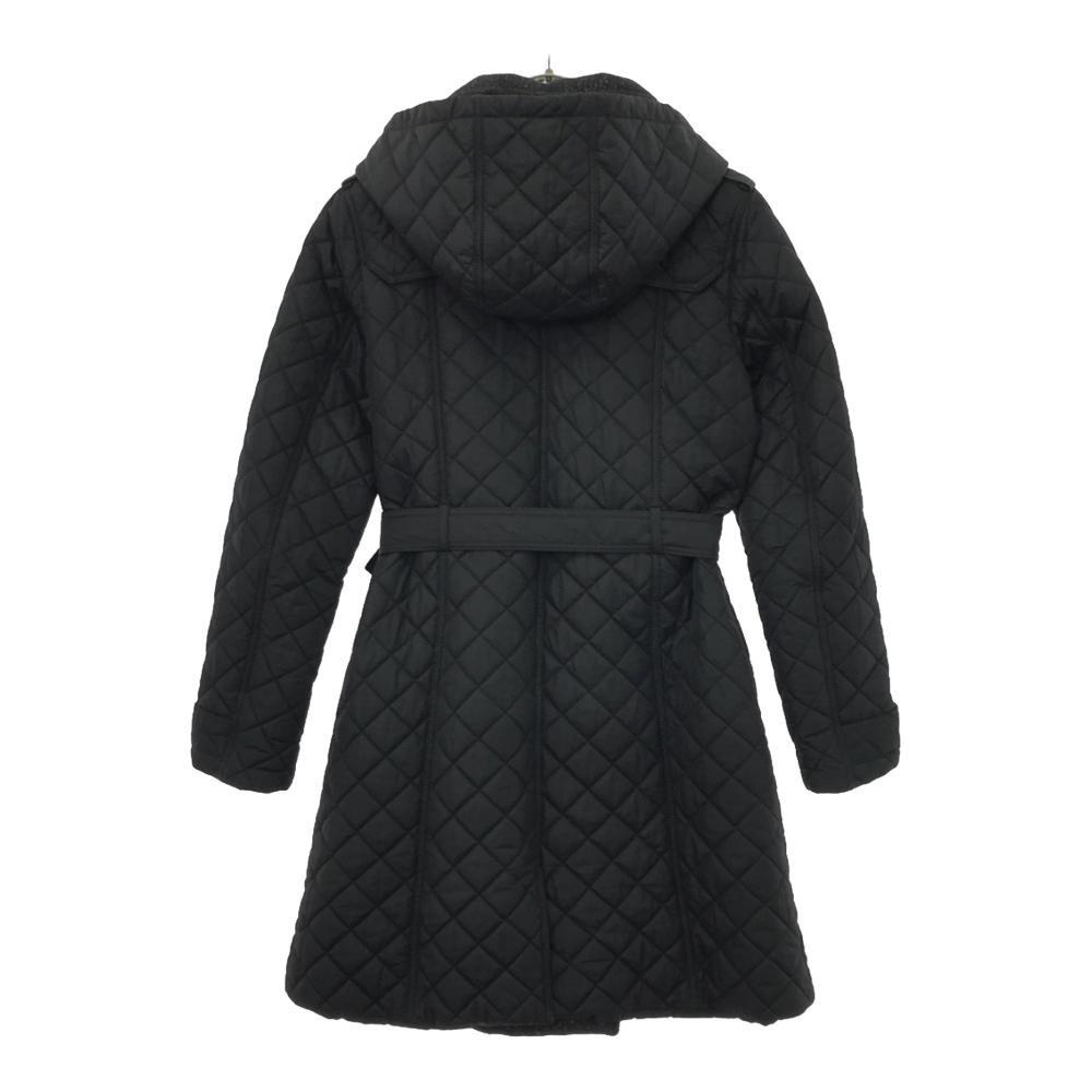 BURBERRY Herringbone quilting trench coat 14Y black Kid's Used