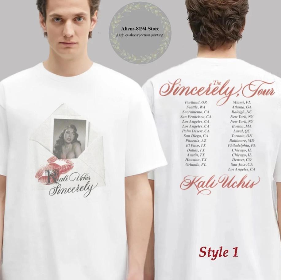 Kali Uchis The Sincerely Tour 2026 T-shirt size S-5XL XXXL