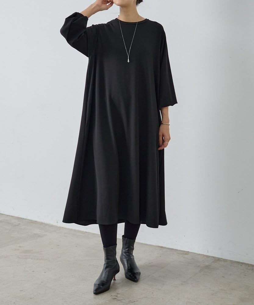 BEARDSLEY Size Black T-Dress BEZ1052309A0001, S,