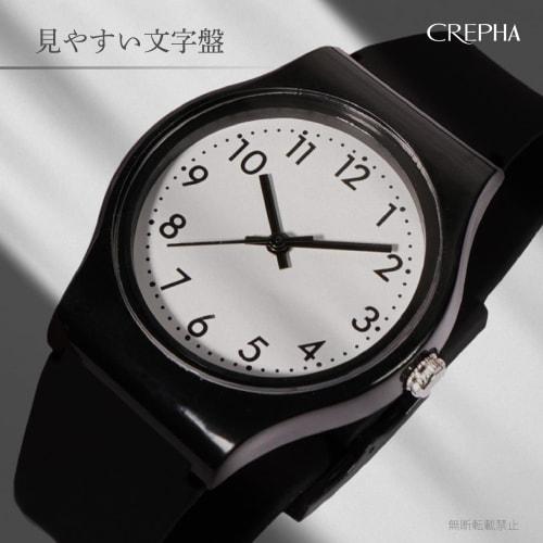 Klefer Women's Analog Waterproof Watch with Silicone Strap, Black, NB-AK279-BKW