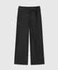 Daibeuinumeon Wrap Wide Tie Pants (Black)