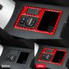 For Toyota RAV4 2006-2012 Interior Accessories Carbon Fiber Car Rearview Mirror Adjustment Trim Frame Cover Decoration Stickers