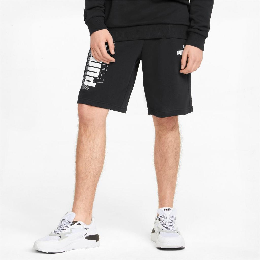 Puma Letter Print Casual Breathable Sports Shorts Men shorts Black 847380-01