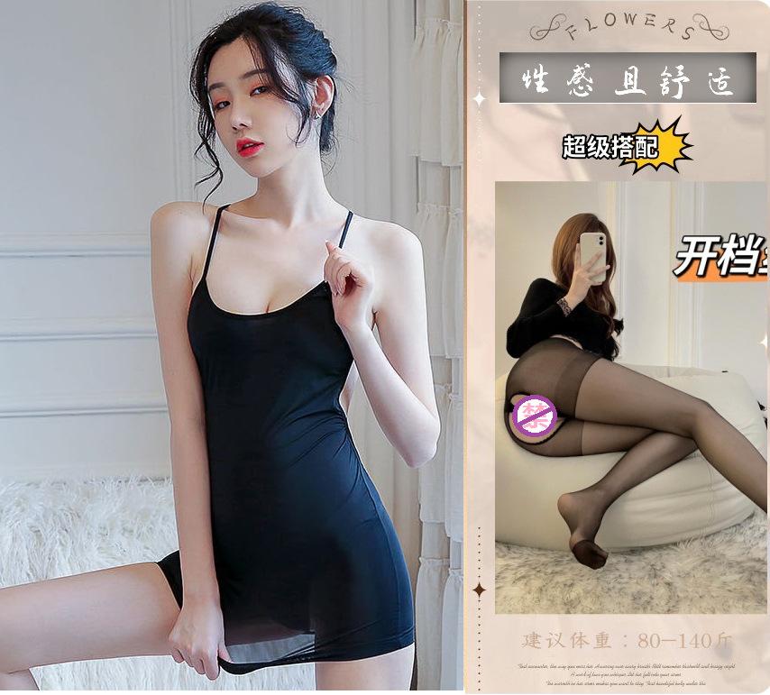 Sexy lingerie sexy suspender nightgown super sexy bed teasing temptation passion suit small chest transparent pajamas women