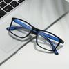 2pcs ZXRCYYL Sports-Style Reading Glasses for Men & Women, Lightweight Anti-Slip Elderly Glasses with Prescribed Lenses, Blue