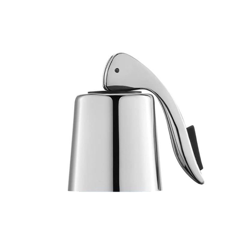 Stainless Steels Wine Bottle Stoppers Reusable Vacuum Leakproof Bottle Plugs Kitchen Tool Wine Preservations Sealing Plugs