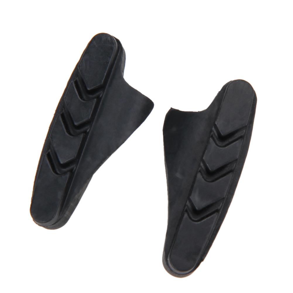 2X MTB Road Bicycle Braking V-Brake Holder Shoes Rubber Pads Blocks