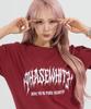 Peijeuhwaiteu [Phase_2] Metal Logo Tee_Burgundy / 8802026-St12