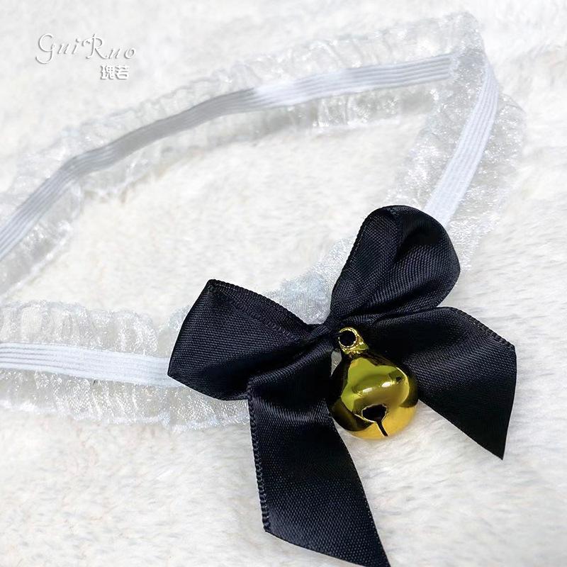Women's Lace Cat Collar Comfy Neck Ring Accessory Set