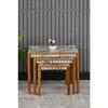Luna Atlantic 3-piece Luxury Wooden Coffee Table