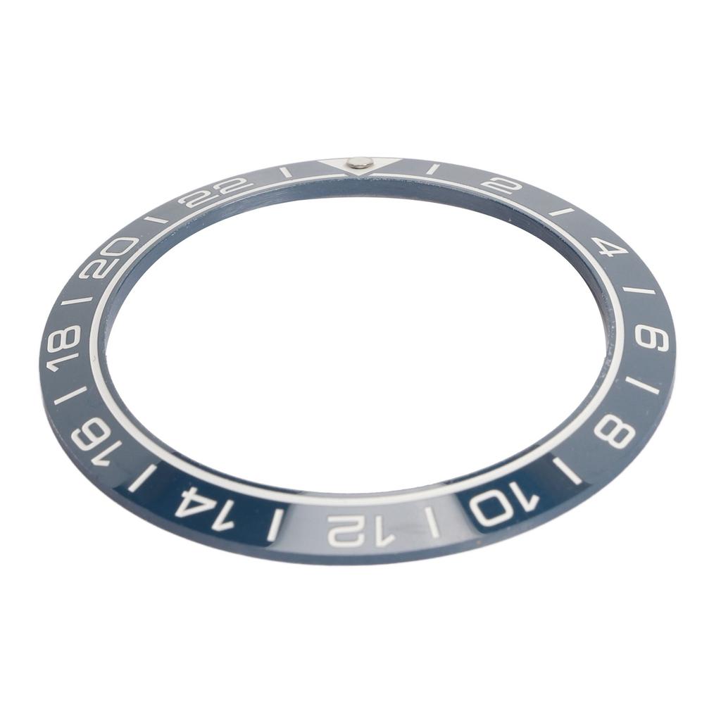 Keramisk klokkekransring Profesjonell 41,5 mm klokkekraninnsats Reservedeler Tilbehør for urmaker Blå base