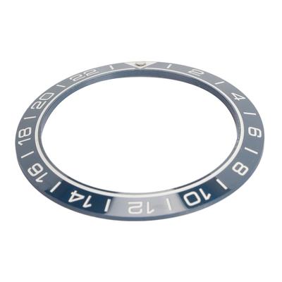 Ceramic Watch Bezel Ring Professional 41.5mm Watch Bezel Insert Replacement Parts Accessory for Watchmaker Blue Base