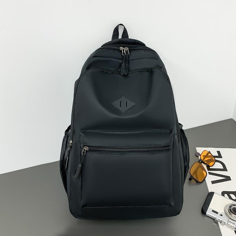 Schoolbag Wholesale Fashion Nylon Backpack 1011 New Simple Large Capacity Burden Reduction Student School Bag Business USB Backpack