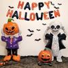 Giant Halloween Party Decoration Balloon Ghost Pumpkin Castle Skeleton Spider Standing Balloon Halloween Festival Party Supplies