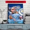 Haaland Customize Your Name Diamond Painting Round Diamond Diy Frameless Holiday Artwork Suitable For Home Office Wall Decoration