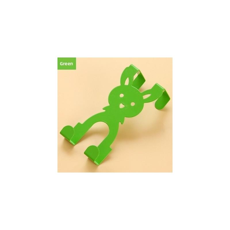 Cartoon Rabbit Door Hook Hangers With Steel Construction For Bedroom Wall Mount Storage