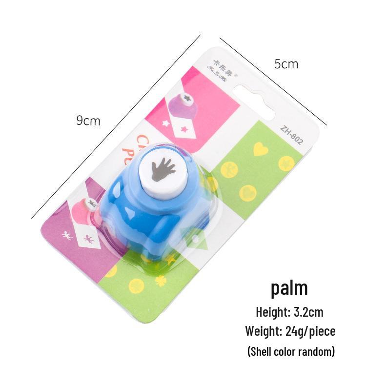 Kids' Easy-Use Embosser: Large DIY Punching & Printing Tool for Kindergarten Crafting