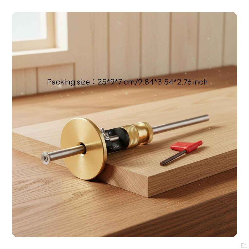 Micro Adjust Marking Gauge High Precision European Style Scriber Construction Wheel