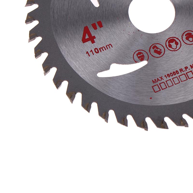 4'' 40T Circular Saw Blade Wood Cutting Disc 110*20Mm Woodworking Cutter For Wood Plastic Metal Rotating Tool Power Tool Acces