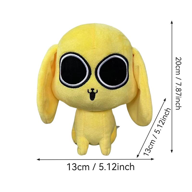 20-25cm Chikn Nuggit Animated Peripheral Doll Cartoon Anime Plush Toy Super Soft Yellow Dog Kids Holiday Gift Doll
