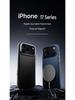 iPhone 17 Pro Max Plain Leather Business Case with AI Button