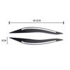 Car Headlight Eyebrow Eyelid Trim Eyebrows Eyelids Lids ABS Eyebrows Carbon Fiber For BMW 5 Series F10 F18 520li 525