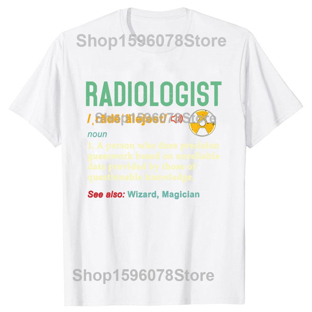 Novelty Radiology Tech Retro Definition Rad Technologist T Shirts Graphic Cotton Streetwear Short Sleeve Birthday Gifts Tshirt
