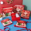 Christmas Paper Gift Box Set 1 Pack Durable Xmas Favor Packing Containers for Holiday Party Gifts Home Decoration