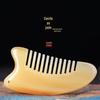 Natural Ox Horn Wide-Tooth Curly Hair Comb - Scalp Massage for Men & Women