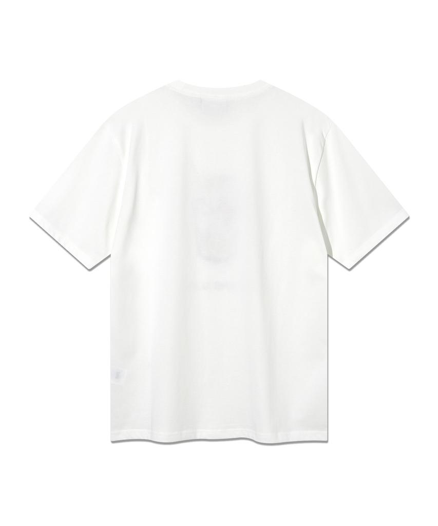 LEE Pixel Drink Graphic Short Sleeve T-Shirt White