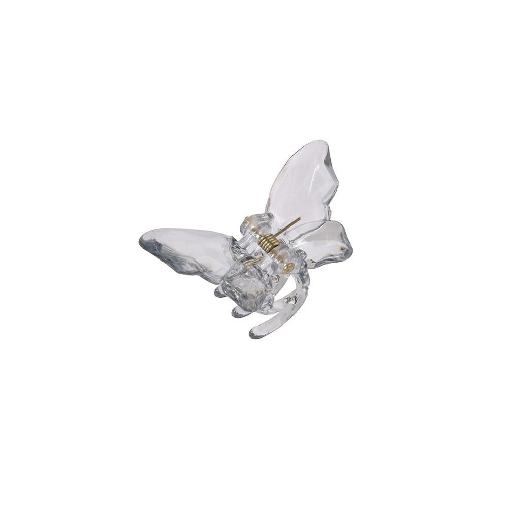 Jelly Colour Butterfly Hair Clip Women Korean Girl Group Fashion Shark Clip Hair Accessories