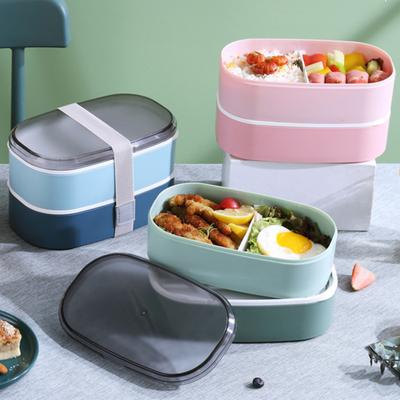 1100ml Lunch Boxes Microwavable Leak-Proof BPA Free Japanese Style Bento Box
