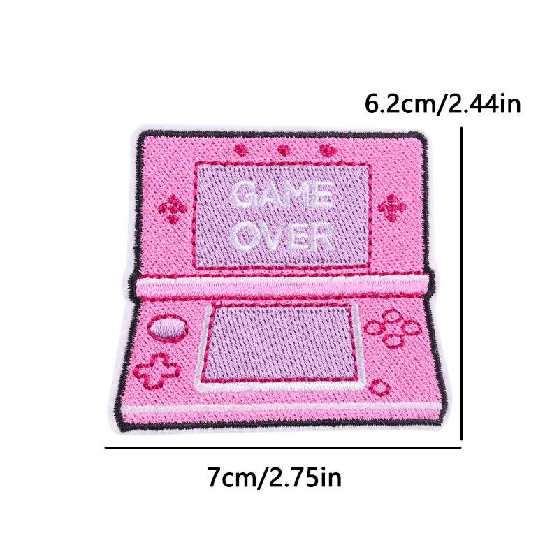Lips Love Heart Patch Cartoon Embroidery Patch DIY Iron On Patches For Clothing Thermoadhesive Patches On Clothes Sewing Sticker