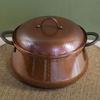 Vintage Copper Pot,Exquisite Luster Hot Pot Food Cooking Utensil for Boiling,Simmering and Soup Stewing,With lid Handheld Pots