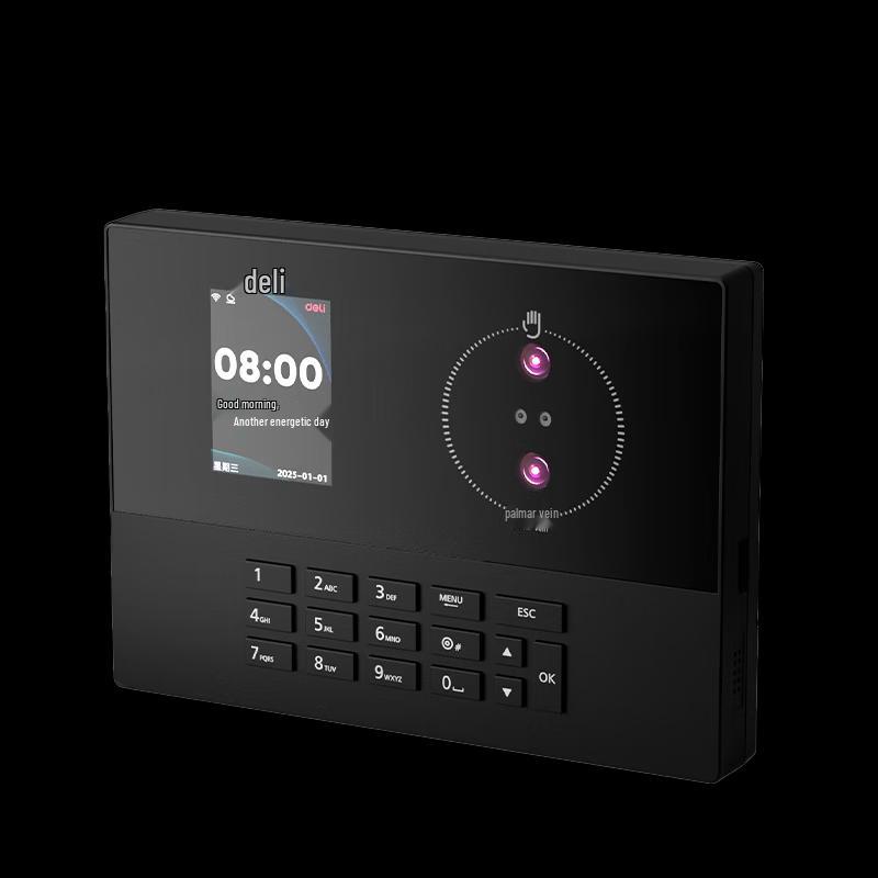 Deli AH11W Face & Palm Vein Biometric Time Clock