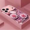 Flowers Love Madam Protect PhoneCase Glass PhoneCase for iPhone 17 16 15 14 13 12 11pm Pro Plus Dropresistant cellphone Female