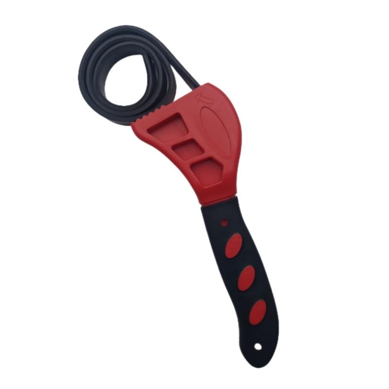 Heavy Duty Strap Wrench Not Slip Handle Tool Automotive Repair Tool for Various Size Of Pipe & Fasteners Reliable Tool