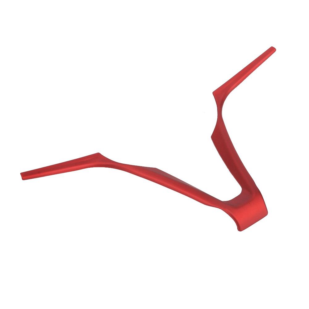 

ABS V Shape Car Steering Wheel Frame Decoration Trim Fits for Alfa Romeo Stelvio Giulia(Red) красный