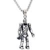 European and American Cyberpunk Style Hip-hop Versatile Deformable Robot Men's Titanium Steel Necklace Pendant