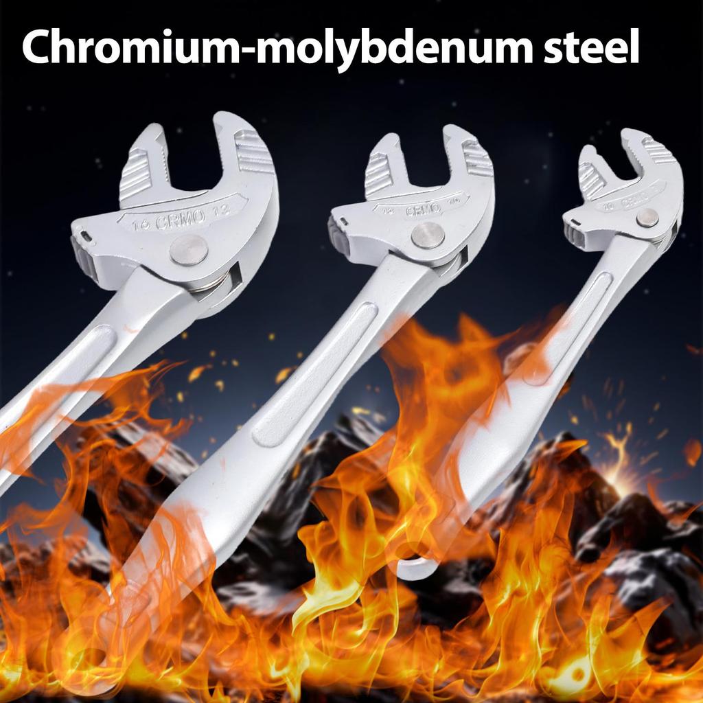 Chrom-molybdenová ocel Klešťový klíč Těžký nastavitelný Nastavitelný ráčnový klíč Multifunkční samoblokovací klíč