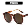 Trendige Retro-Sonnenbrille, Gerahmte Sonnenbrille mit Struktur, Transparente Sonnenbrille, Modische Sonnenbrille
