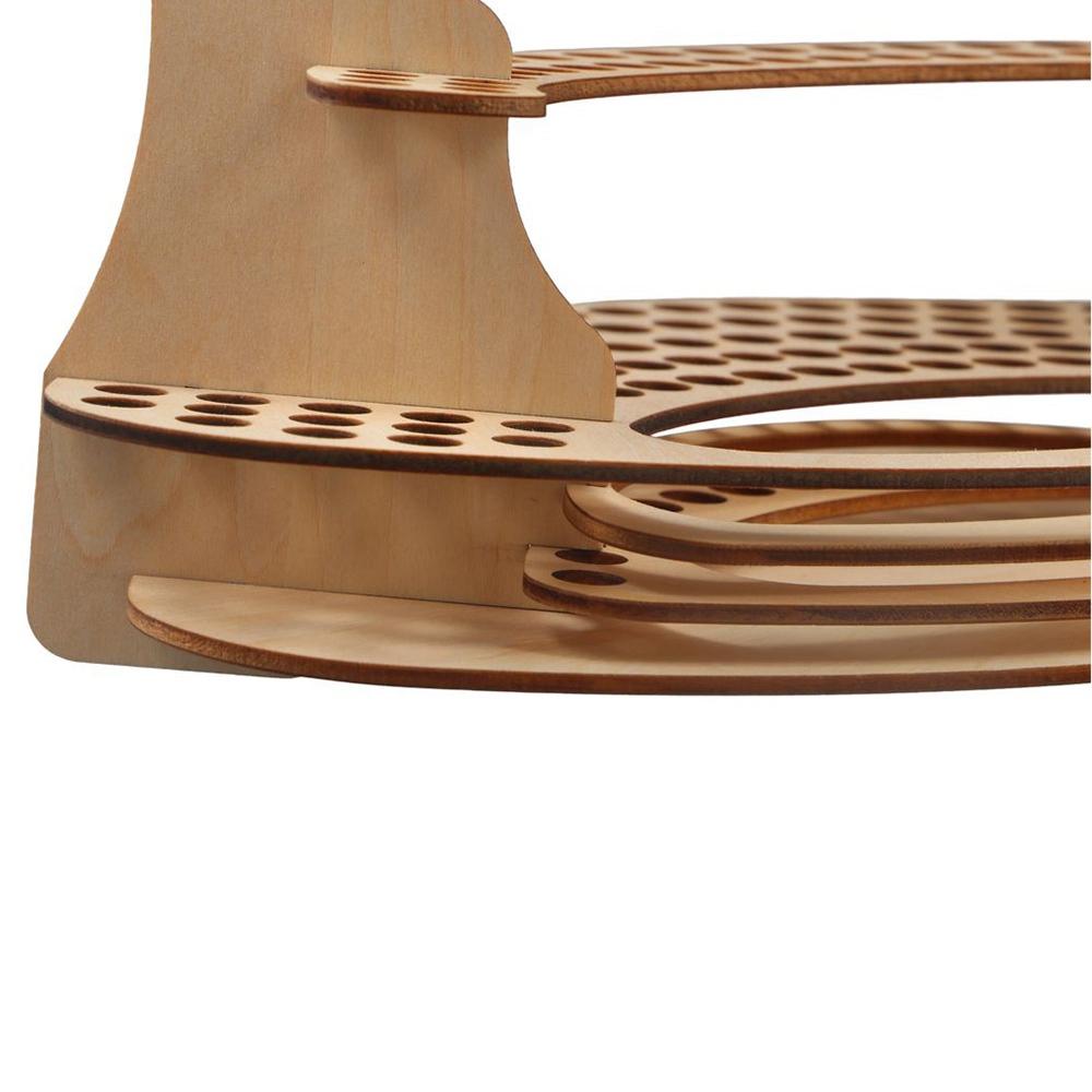 Wooden 105 Brushes Holder Minimalism Paint Brush Organizer Paint Brush Holder  Colored Pencils