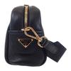 Prada 1BH187 Schultertasche NERO/schwarzes Leder Damen