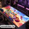 Large Mouse PadBrawl Stars Custom Name Text Personalized Desk Mat Non Slip Gaming Pad