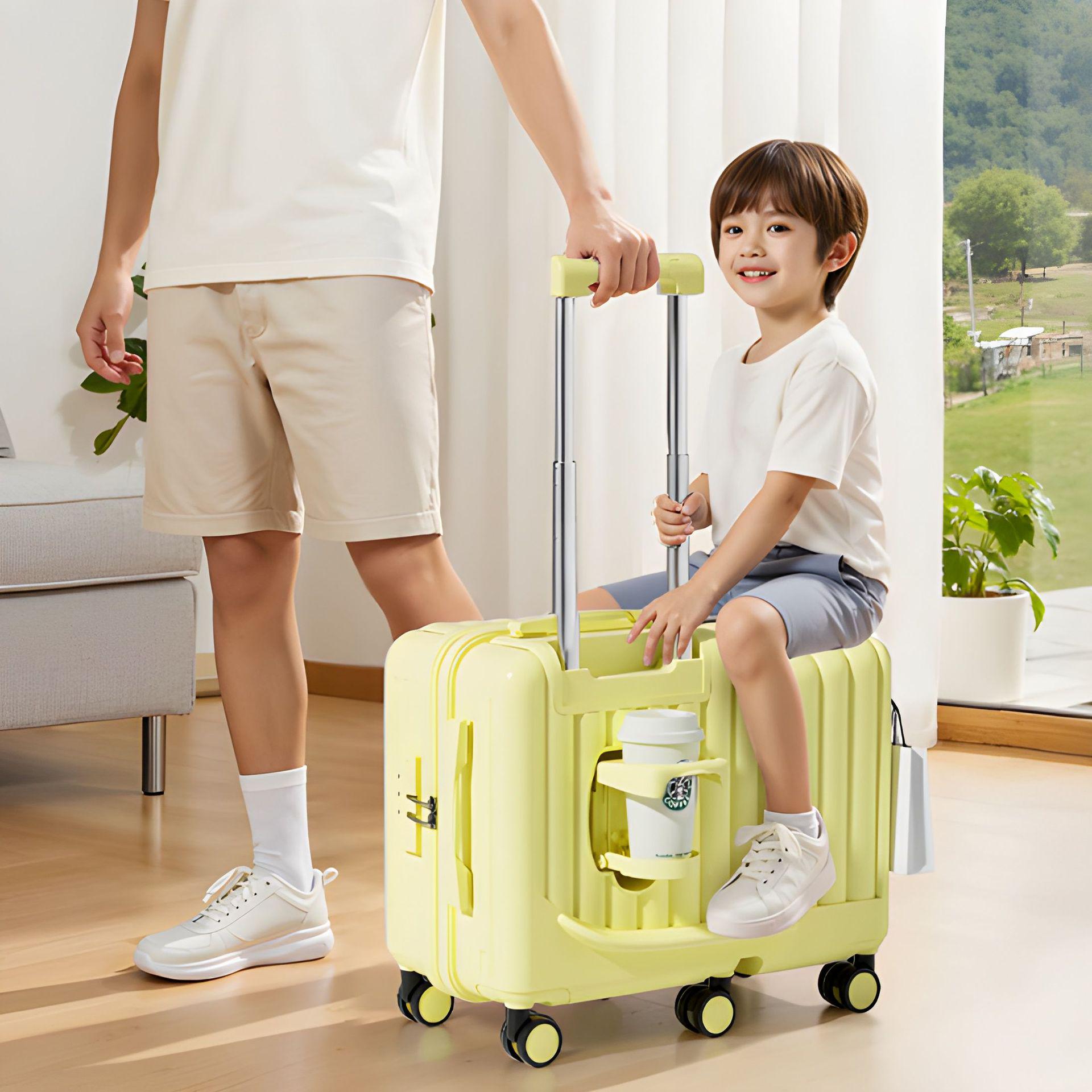 20-дюймовый универсальный колесный детский многофункциональный чемодан-каталка 22-inch