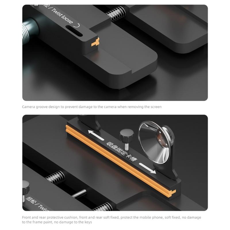 High Durability Phone Fixing Clamp Tool for Easy Screen & Back Cover Removal In Mobiles Repairs Professional and DIY Use