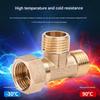 4 Inch Brass Water Heater Fitting Solar System Elbow Connector With Quick Installation For Home Plumbing