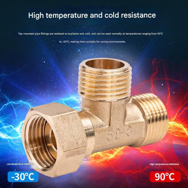 4 Inch Brass Water Heater Fitting Solar System Elbow Connector With Quick Installation For Home Plumbing