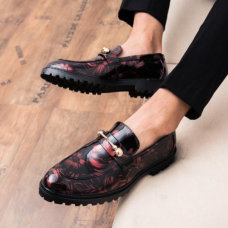 

Мужские ретро британские кожаные туфли мужские новые деловые повседневные молодежные дышащие остроносые туфли для жениха свадебные подарочные туфли 46